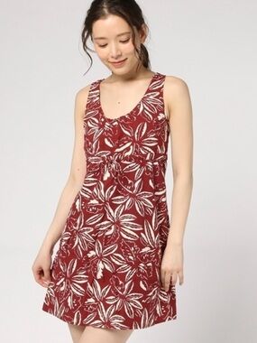 Pataloha Limited Collection Organic Cotton Hawaiian Tropical Mini Spring Dress